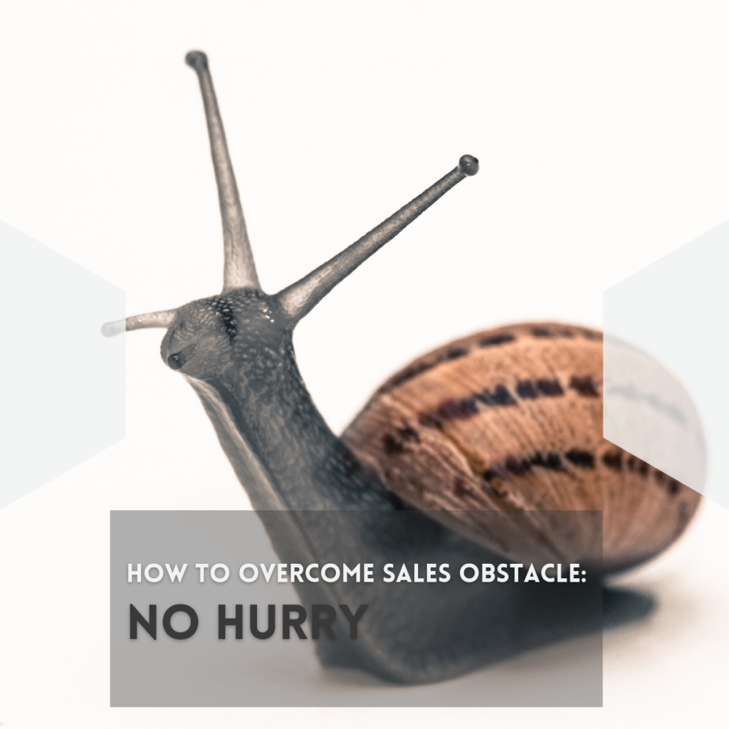 FranchIse Sales Obstacle: No Hurry